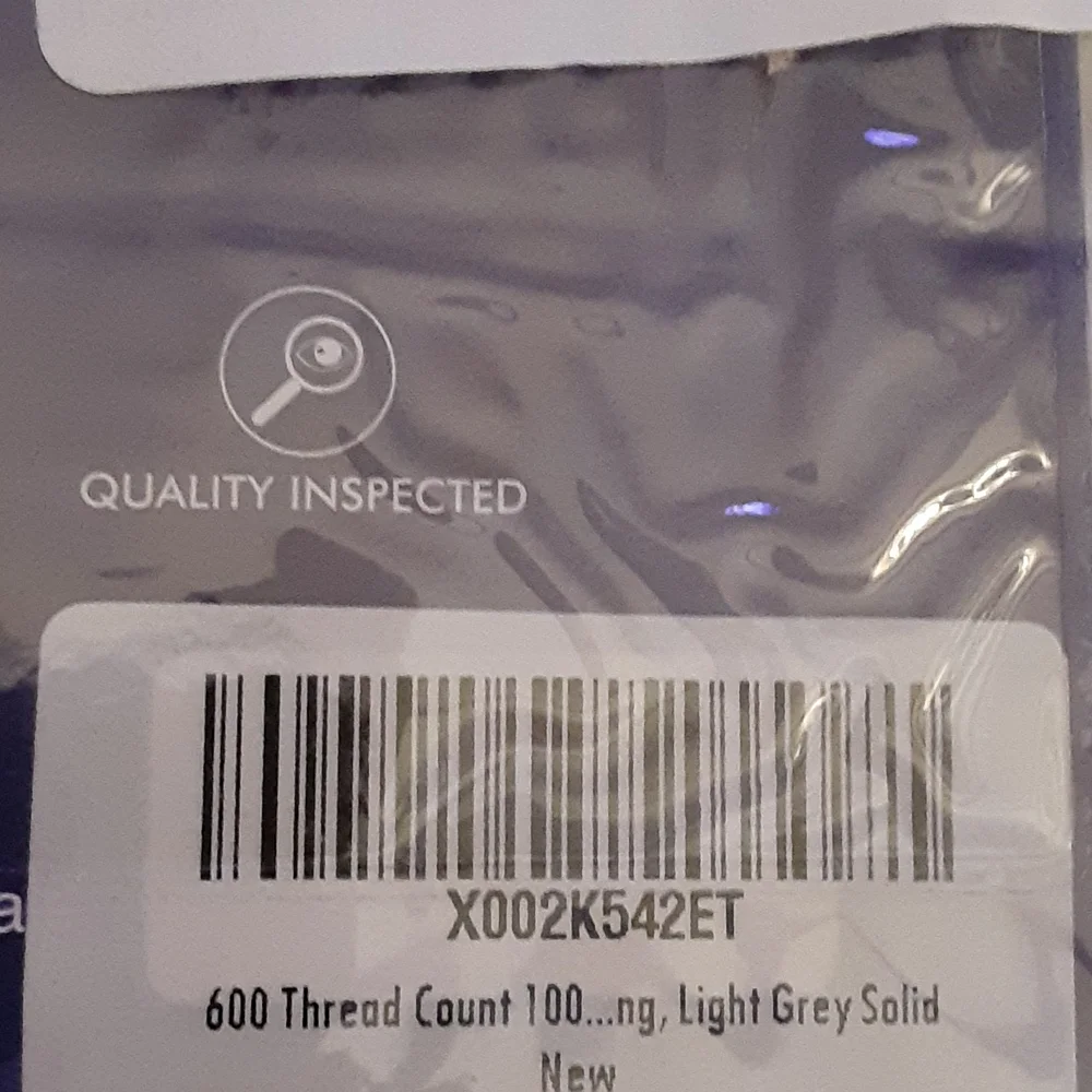 Mattress Homes 4 piece King sheets set 600 TC light gray solid 100% cotton New…